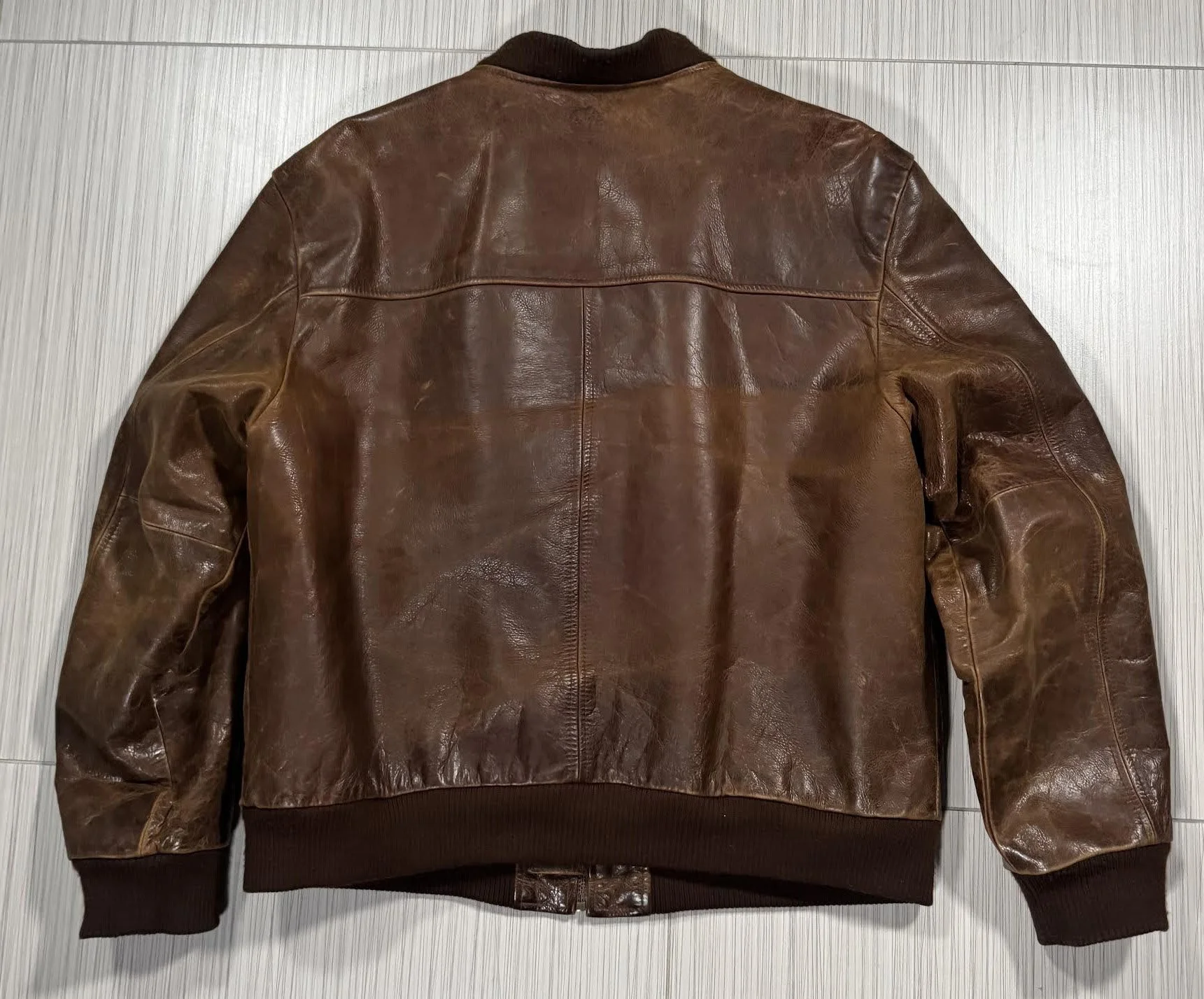 Timberland レザージャケットWEATHERGEAR Timberland Super Vintage Weathergear XL Leather Jacket Super Rare